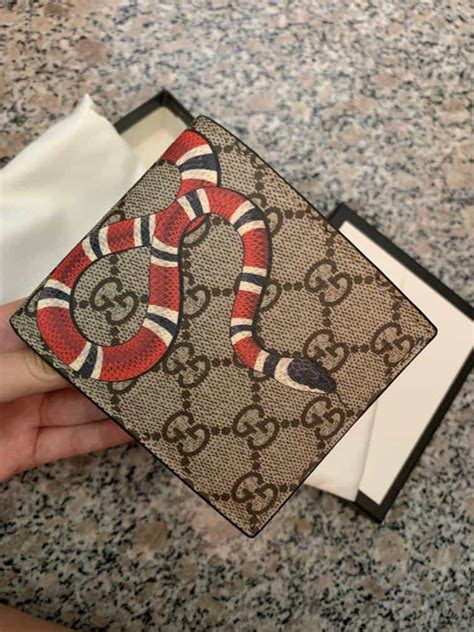 gucci case snake fake|how to detect gucci wallet.